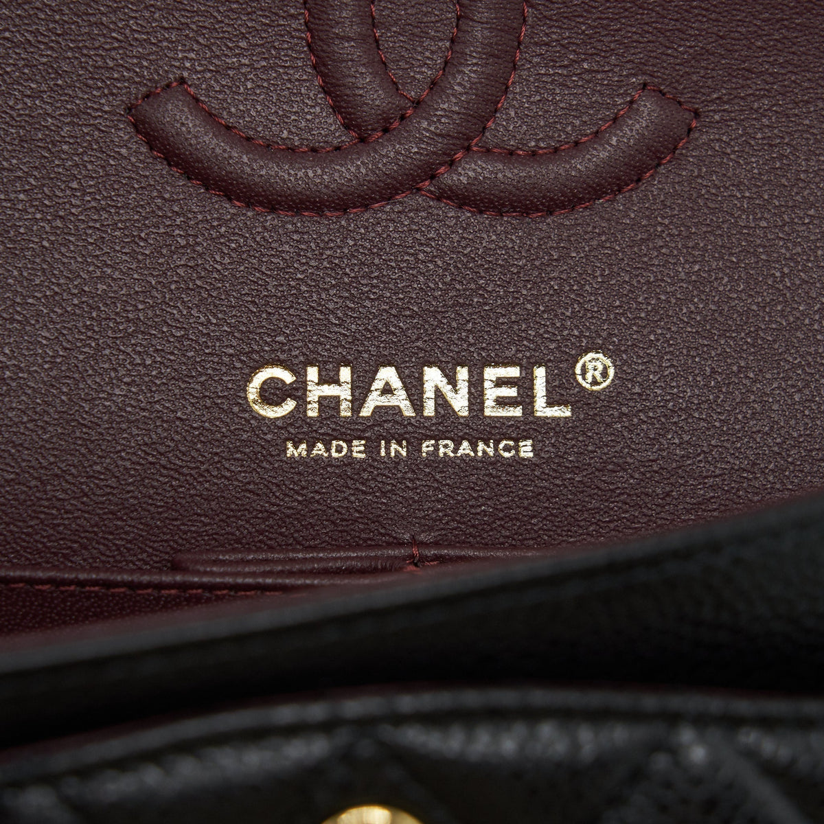 CHANEL SMALL CLASSIC DOUBLE FLAP BAG CAVIAR BLACK GHW (MICROCHIP)