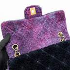 Chanel CC Quilted Flap Bag Shearling Multicolour GHW