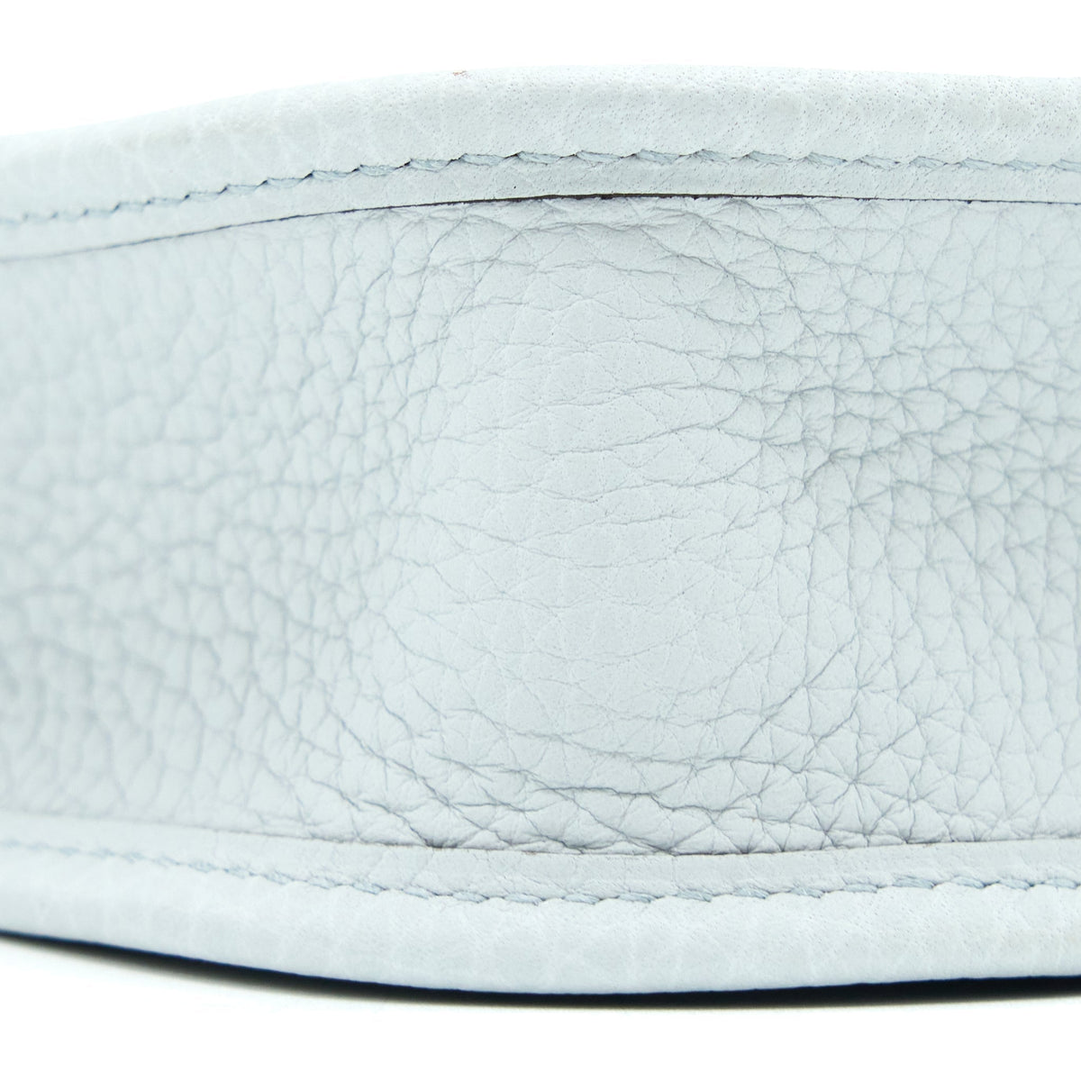 Hermes Mini Evelyn Clemence Blue Pale/Gris Etain GHW