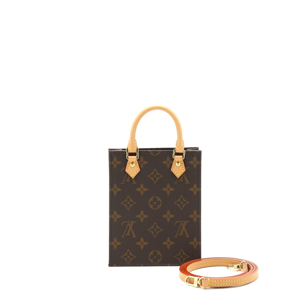 LOUIS VUITTON PETIT SAC PLAT IN MONOGRAM