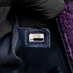 Chanel CC Quilted Flap Bag Shearling Multicolour GHW