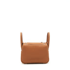 Hermes Mini Lindy Clemence Gold SHW