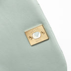 CHANEL 23C MINI DUMA BACKPACK CALFSKIN LIGHT GREY LGHW (MICROCHIP)