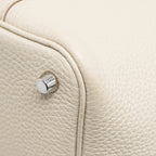 Hermes picotin 18 lock bag Clemence beton SHW
