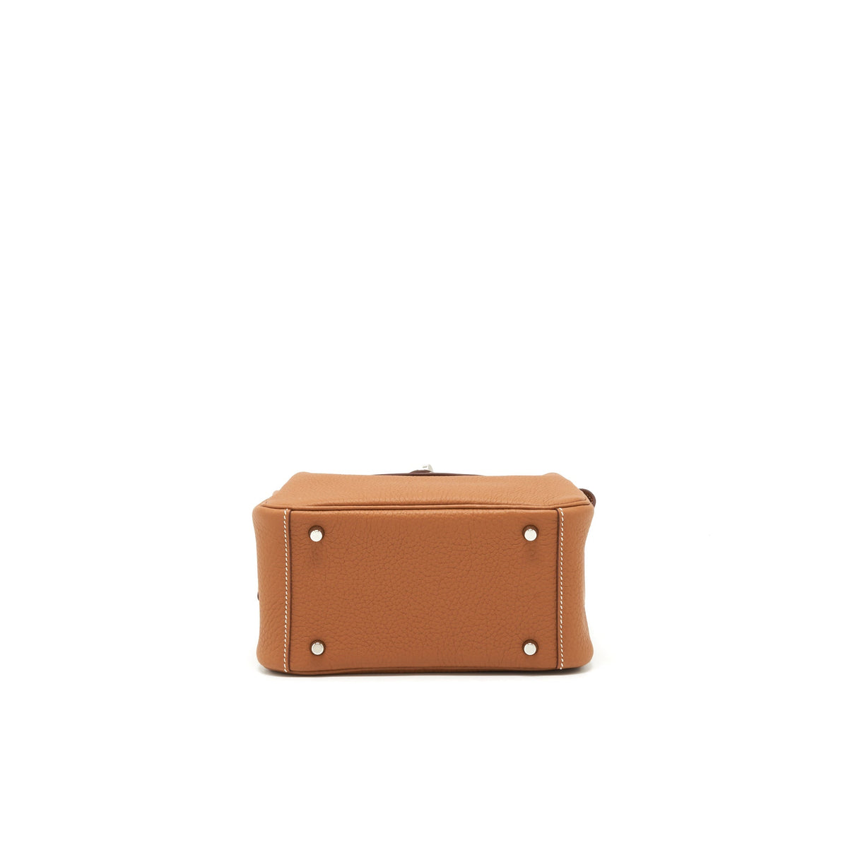 Hermes Mini Lindy Clemence Gold SHW