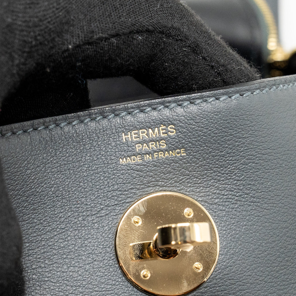 Hermes lindy 26 swift gris misty/black GHW