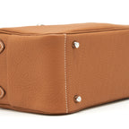 Hermes Mini Lindy Clemence Gold SHW