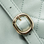 CHANEL 23C MINI DUMA BACKPACK CALFSKIN LIGHT GREY LGHW (MICROCHIP)