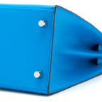 Hermes Kelly 28 Sellier Epsom Blue SHW