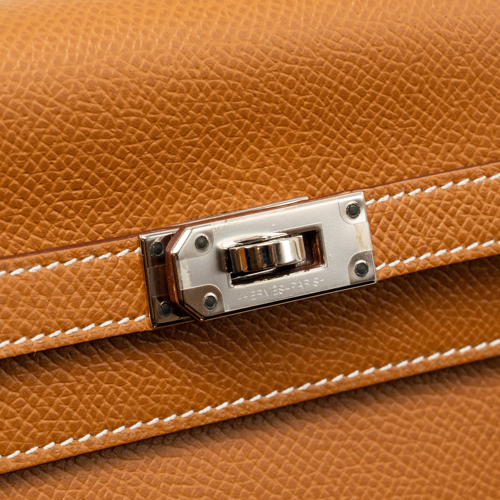 Hermes kelly to go epsom gold SHW