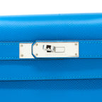 Hermes Kelly 28 Sellier Epsom Blue SHW