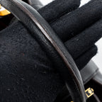LOUIS VUITTON CAPUCINES BB TAURILLON BLACK / PINK GHW