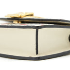 GUCCI MINI SYLVIE CROSSBODY BAG WHITE/MULTICOLOUR GHW