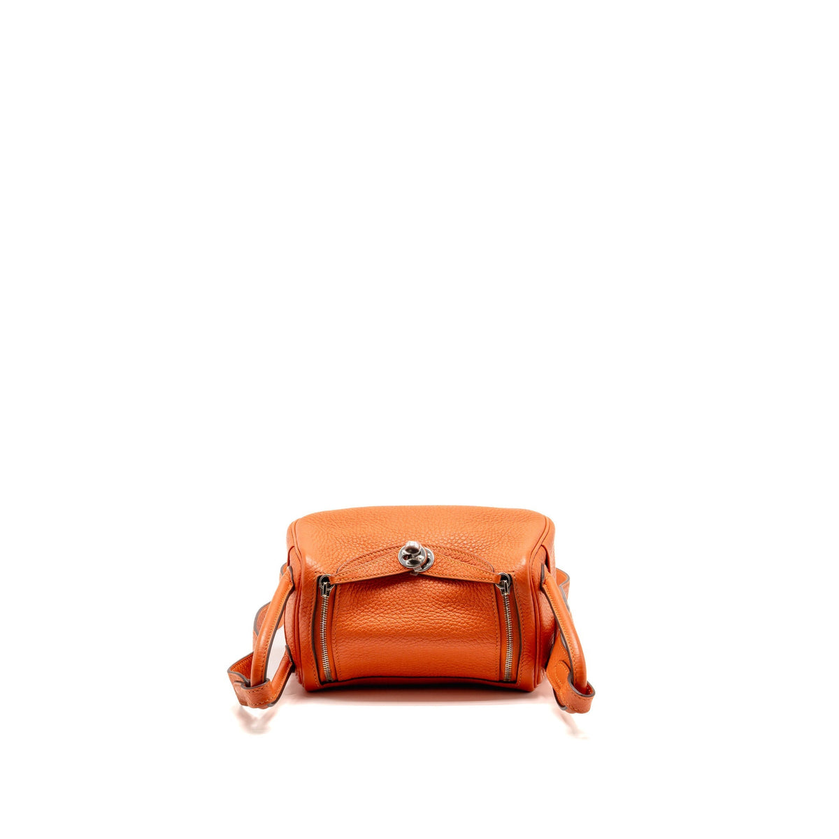 Hermes Mini Lindy Clemence 9J Feu SHW