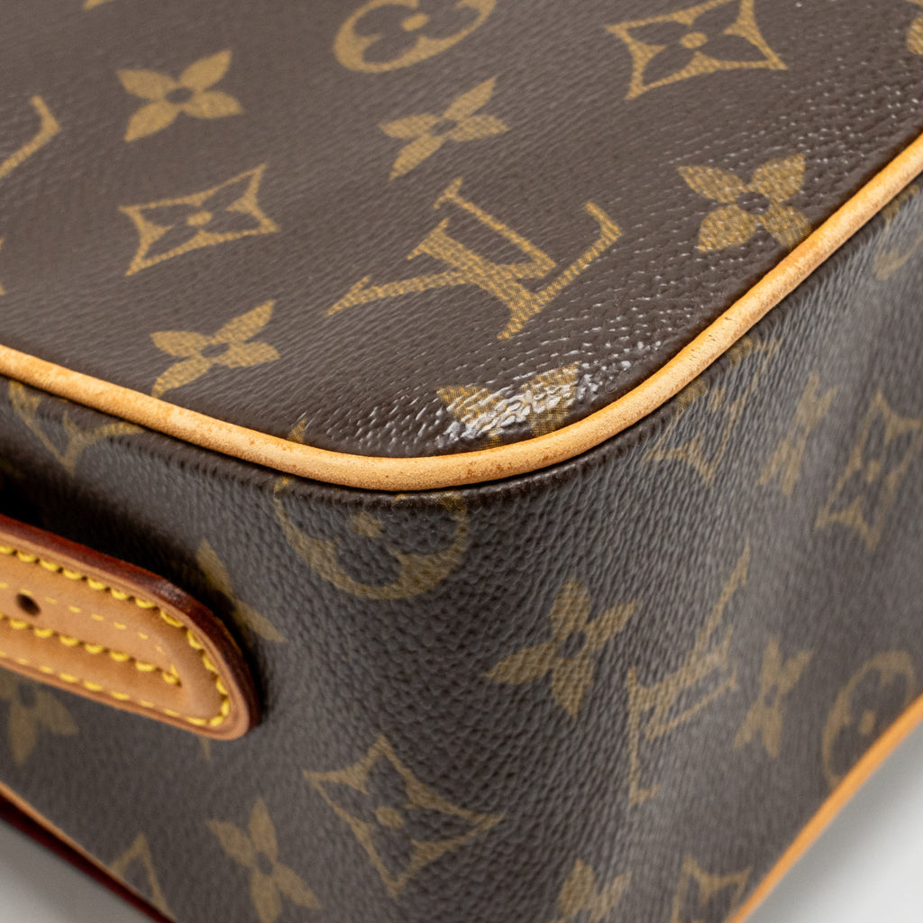 Louis Vuitton vintage viva cite MM shoulder bag monogram canvas GHW