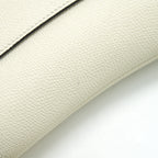 DIOR SMALL SADDLE BAG WHITE GHW