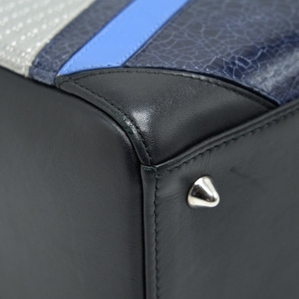 DIOR MEDIUM LADY DIOR BAG LIMITED EDITION BLACK/ BLUE