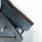 HERMES BIRKIN 25 EPSOM BLUE BRUME SHW