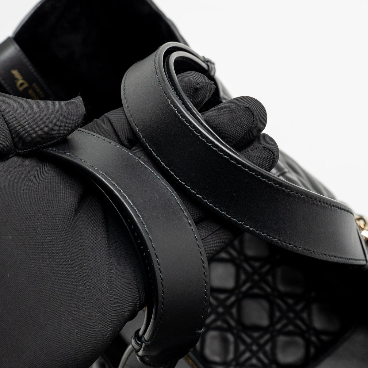 Dior Large Dior Toujours Bag Macrocannage Calfskin Black LGHW