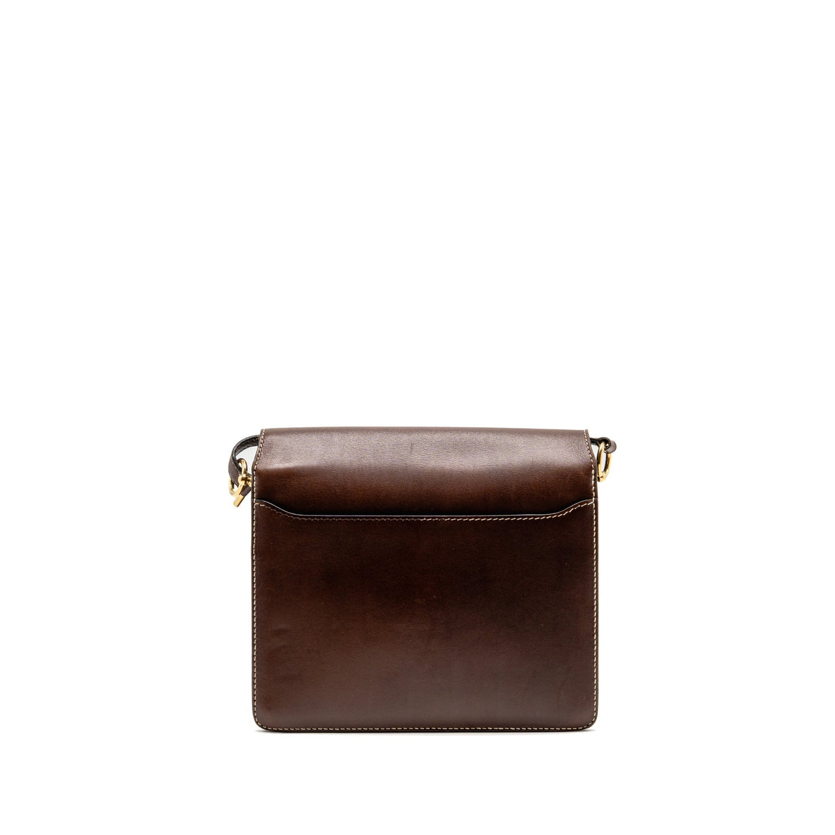 Hermes Roulis 23 Tadelakt Leather Dark Brown LGHW
