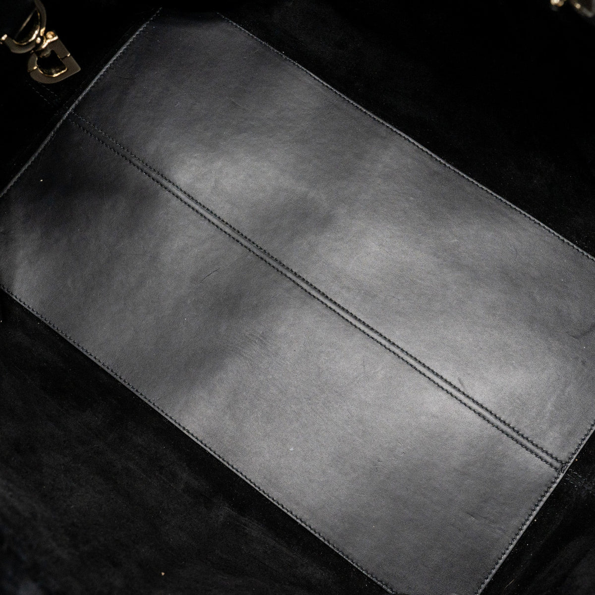 Dior Large Dior Toujours Bag Macrocannage Calfskin Black LGHW
