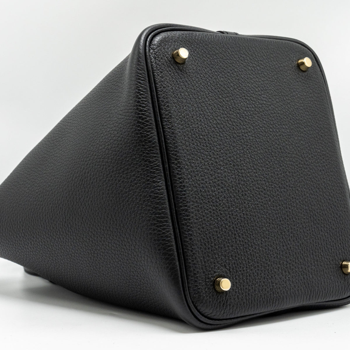 Hermes Picotin 22 Lock Bag Clemence Black GHW