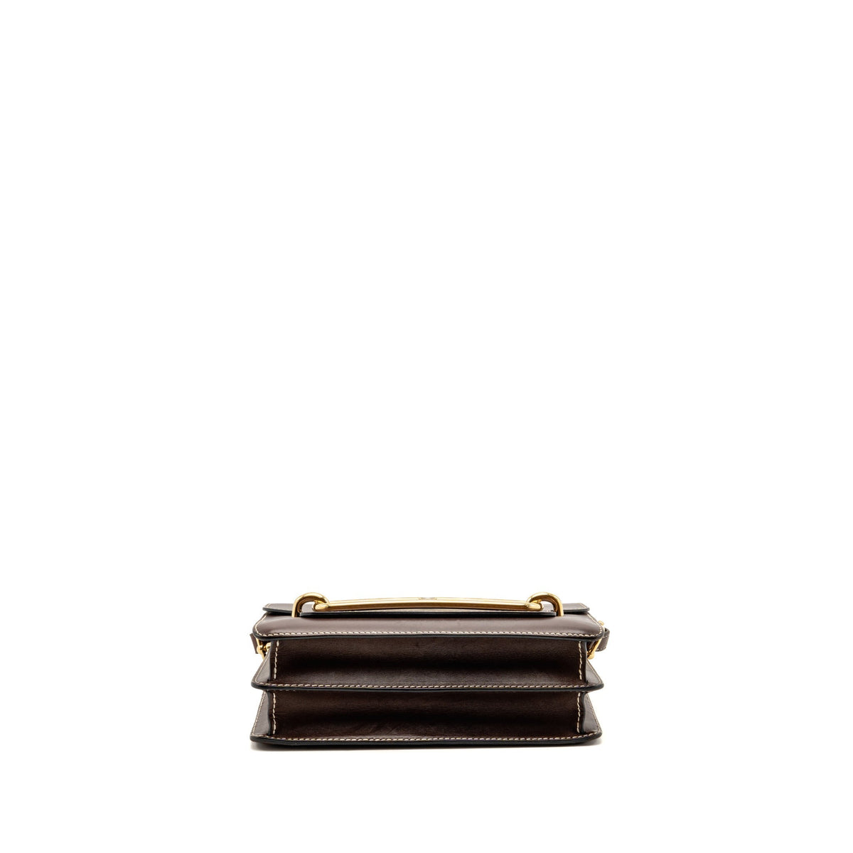 Hermes Roulis 23 Tadelakt Leather Dark Brown LGHW