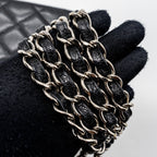 CHANEL JUMBO CLASSIC SINGLE FLAP BAG CAVIAR BLACK SHW