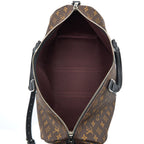 LOUIS VUITTON KEEPALL BANDOULIERE 45 MONOGRAM MACASSAR CANVAS SHW