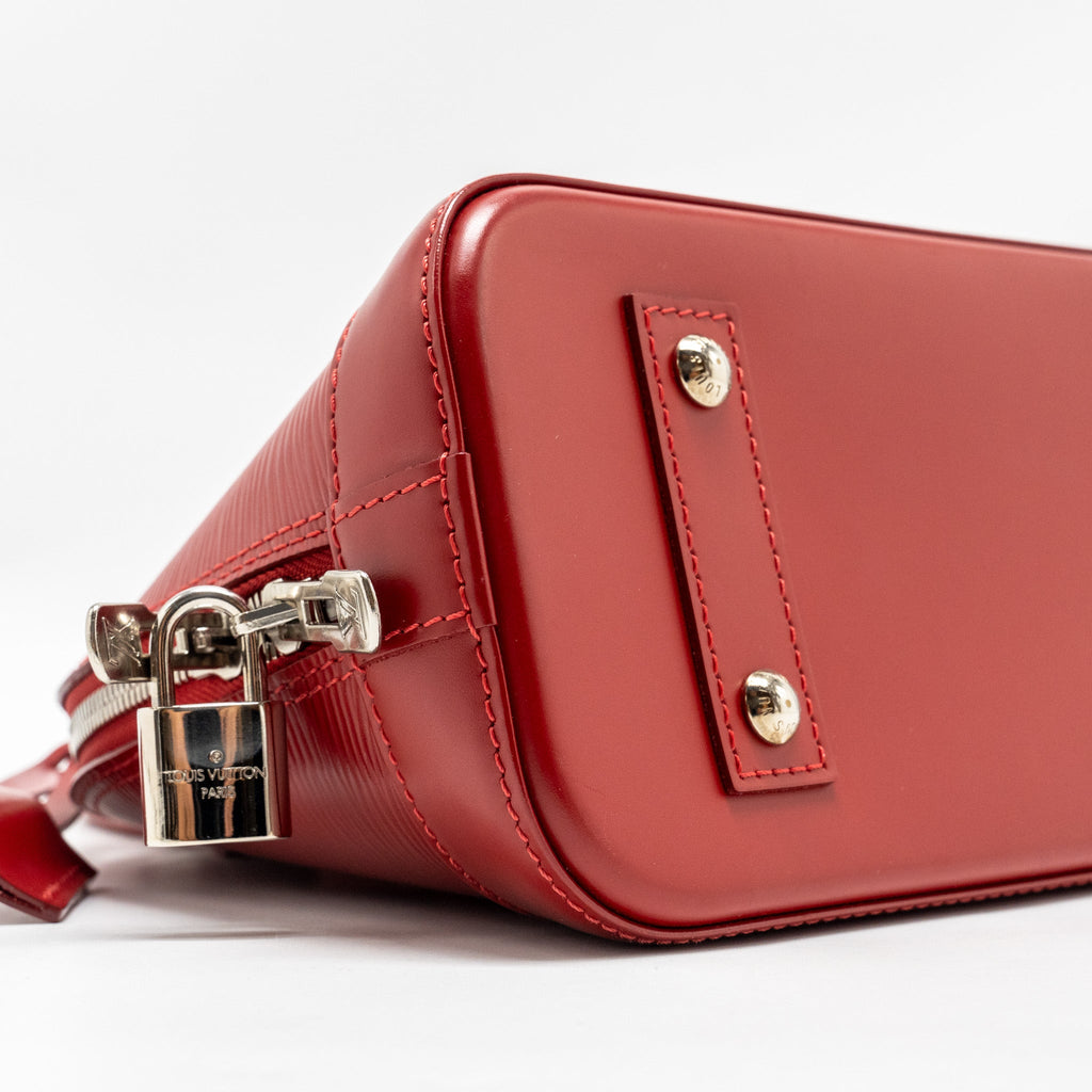 LOUIS VUITTON ALMA BB EPI RED SHW