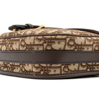 DIOR MEDIUM BOBBY BAG BROWN DIOR OBLIQUE JACQUARD GHW