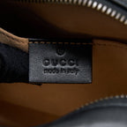 GUCCI GG MINI MARMONT MATELASSÉ BAG BLACK GHW
