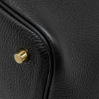 Hermes Picotin 22 Lock Bag Clemence Black GHW