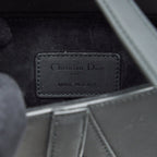 DIOR MINI SADDLE CALFSKIN SO BLACK WITH AN EXTRA SHOULDER STRAP