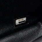 CHANEL MINI RECTANGULAR FLAP BAG LAMBSKIN BLACK LGHW