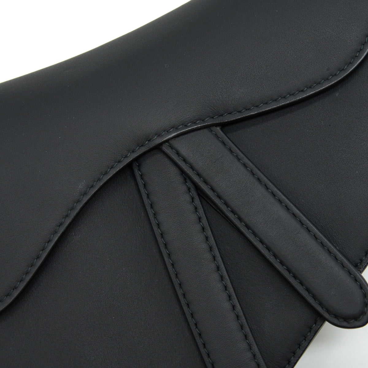 DIOR MINI SADDLE CALFSKIN SO BLACK WITH AN EXTRA SHOULDER STRAP