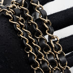 CHANEL MINI RECTANGULAR FLAP BAG LAMBSKIN BLACK LGHW