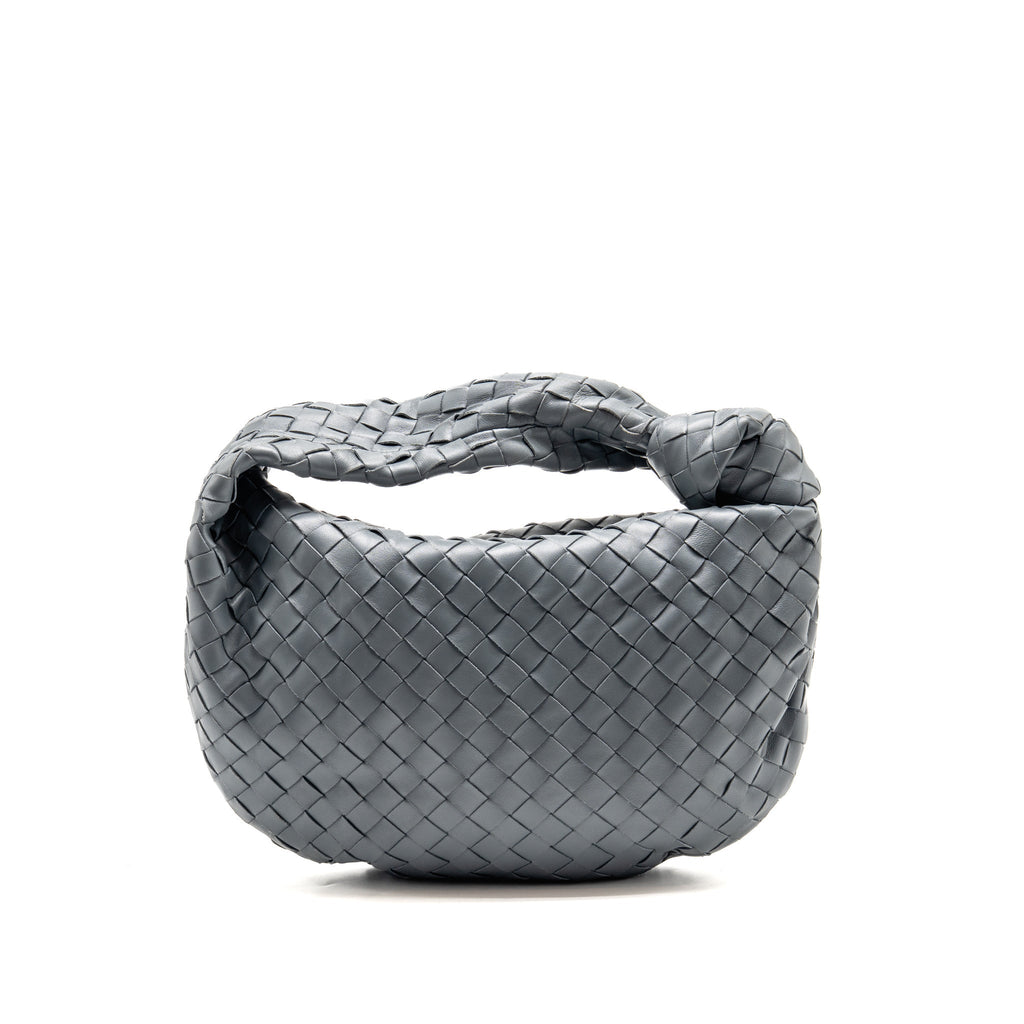 Bottega Veneta Small Jodie Bag Lambskin Grey GHW