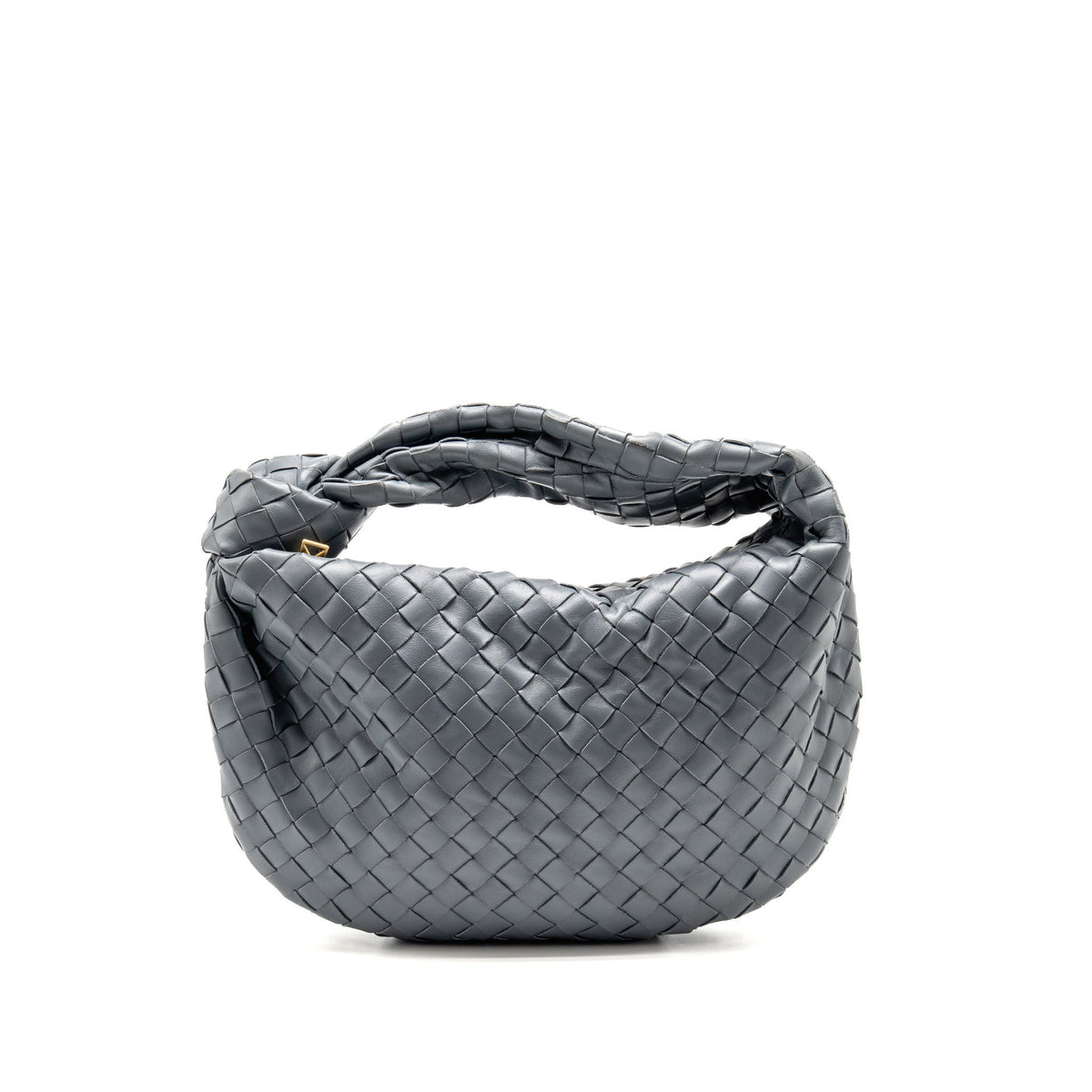 Bottega Veneta Small Jodie Bag Lambskin Grey GHW
