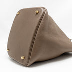 Hermes Picotin 22 Lock Bag Clemence Etoupe GHW