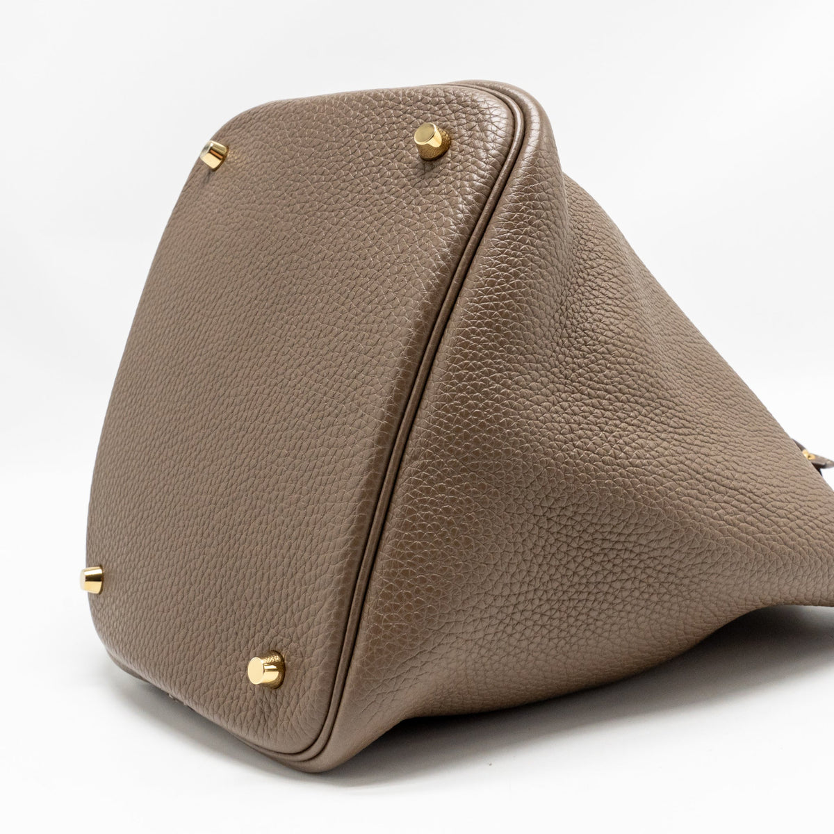 Hermes Picotin 22 Lock Bag Clemence Etoupe GHW