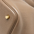 Hermes Picotin 22 Lock Bag Clemence Etoupe GHW