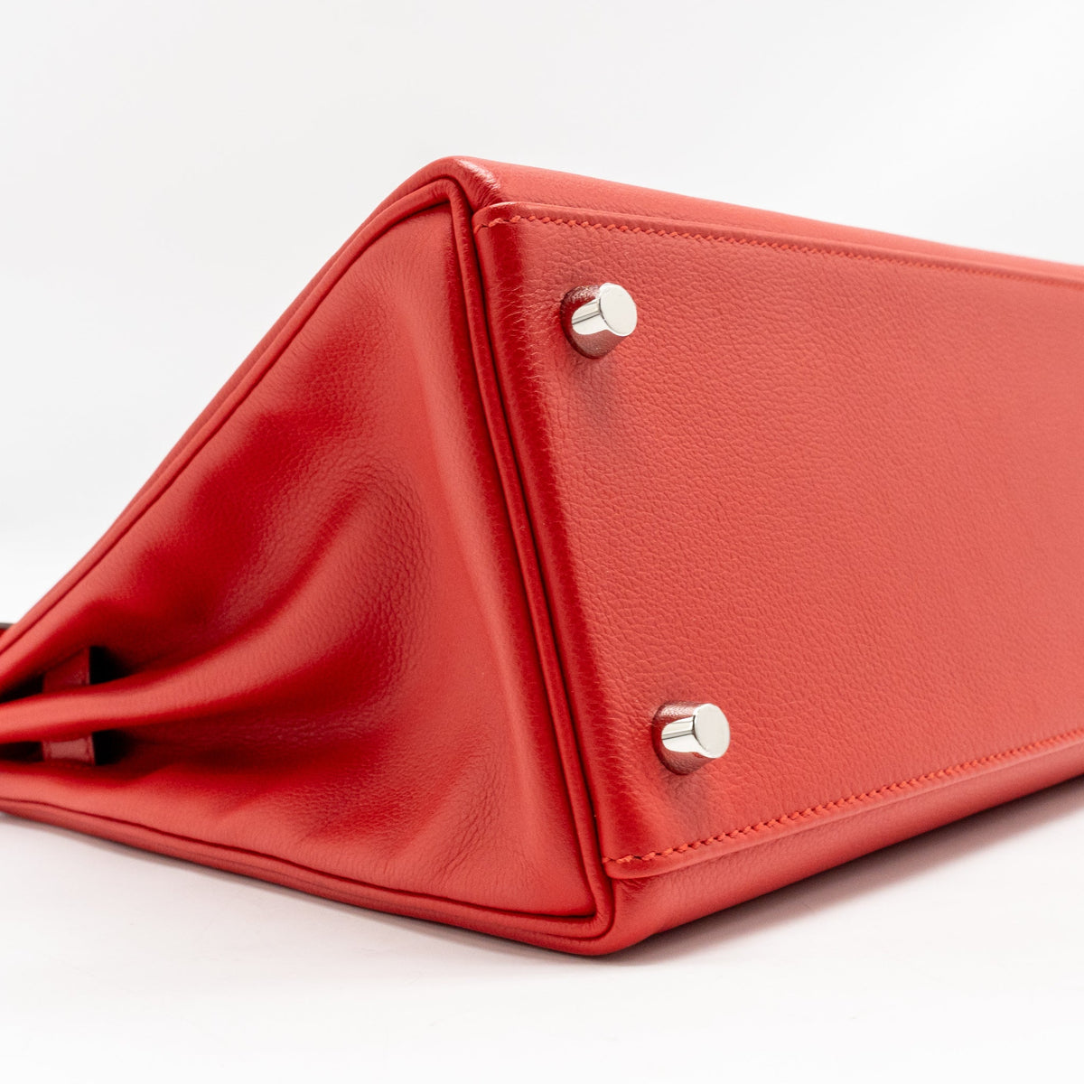 Hermes kelly 28 evercolor rouge de coeur/rouge pigment SHW