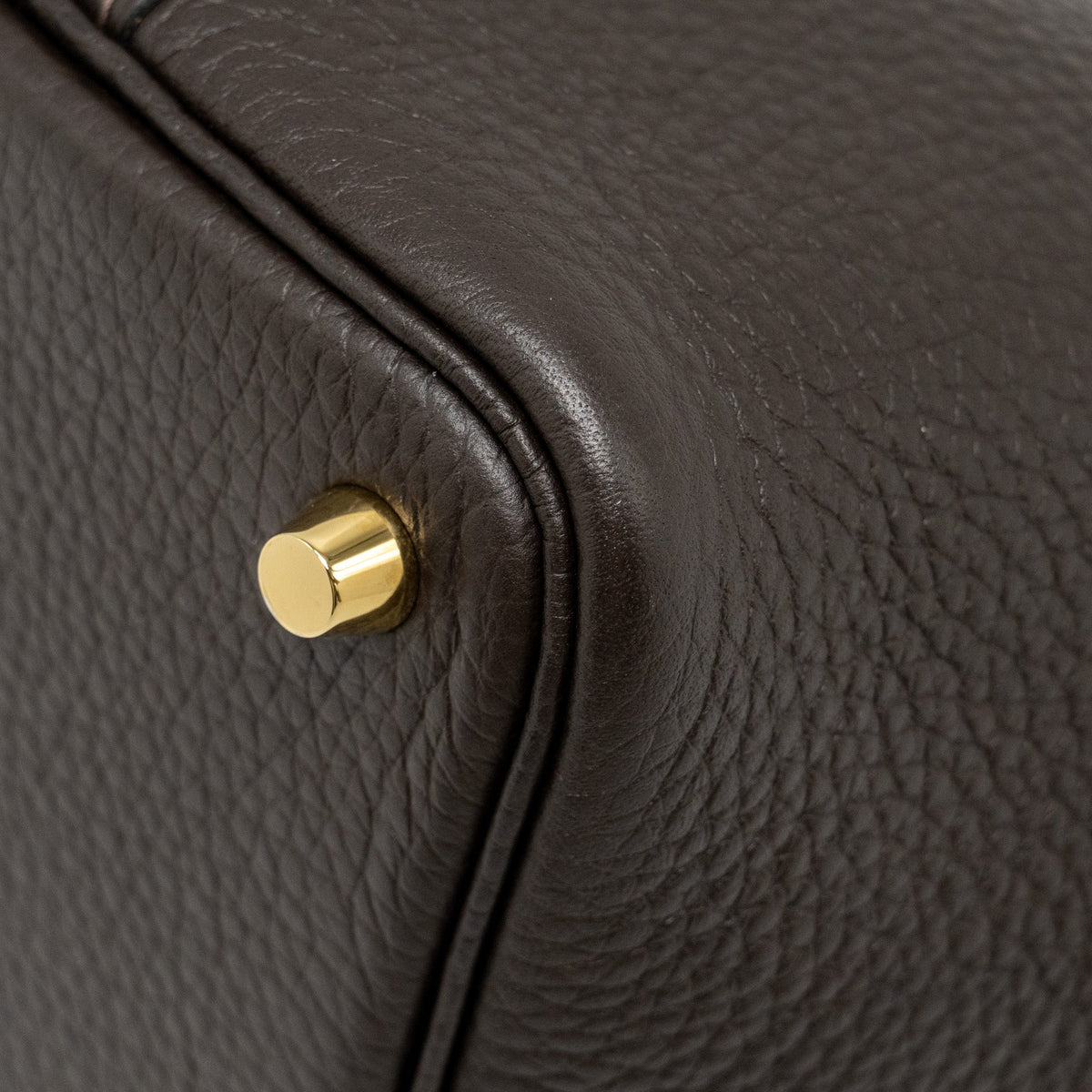 Hermes Picotin 18 Lock Bag Clemence Ebene GHW