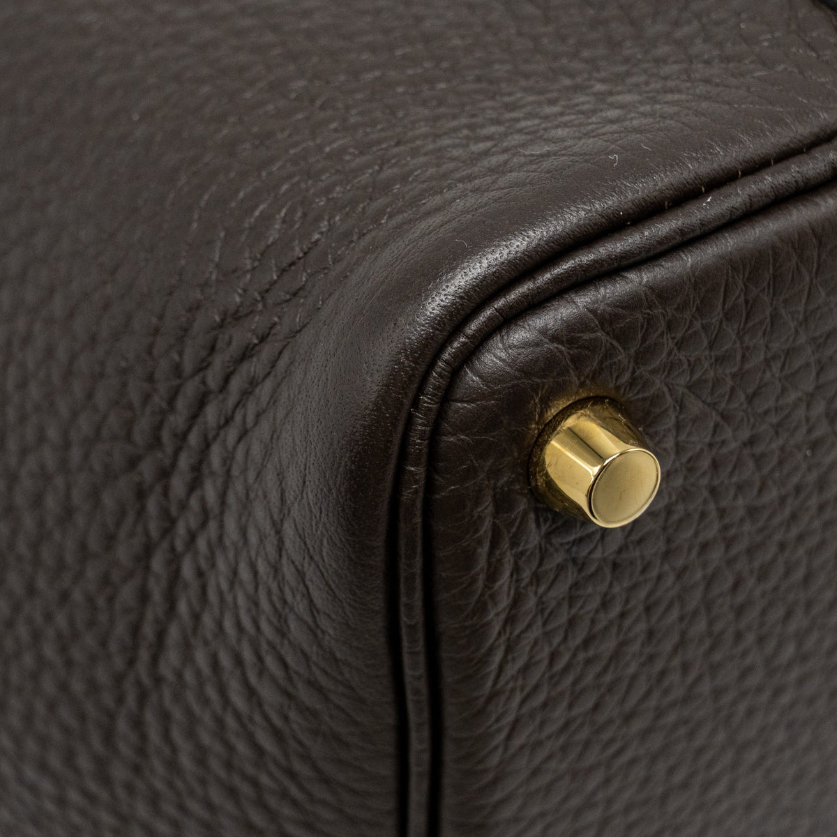 Hermes Picotin 18 Lock Bag Clemence Ebene GHW