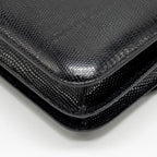 HERMES MINI CONSTANCE LIZARD VARANUS SALVATOR BLACK SHW