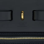 Hermes Herbag Zip 31 Bag Canvas/Hunter Black GHW