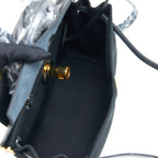 HERMES HERBAG ZIP 31 BAG CANVAS/HUNTER BLACK GHW