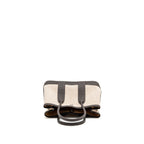 HERMES NEO GARDEN PARTY 23 CANVAS/NEGONDA ECRU-BEIGE/EBENE SHW