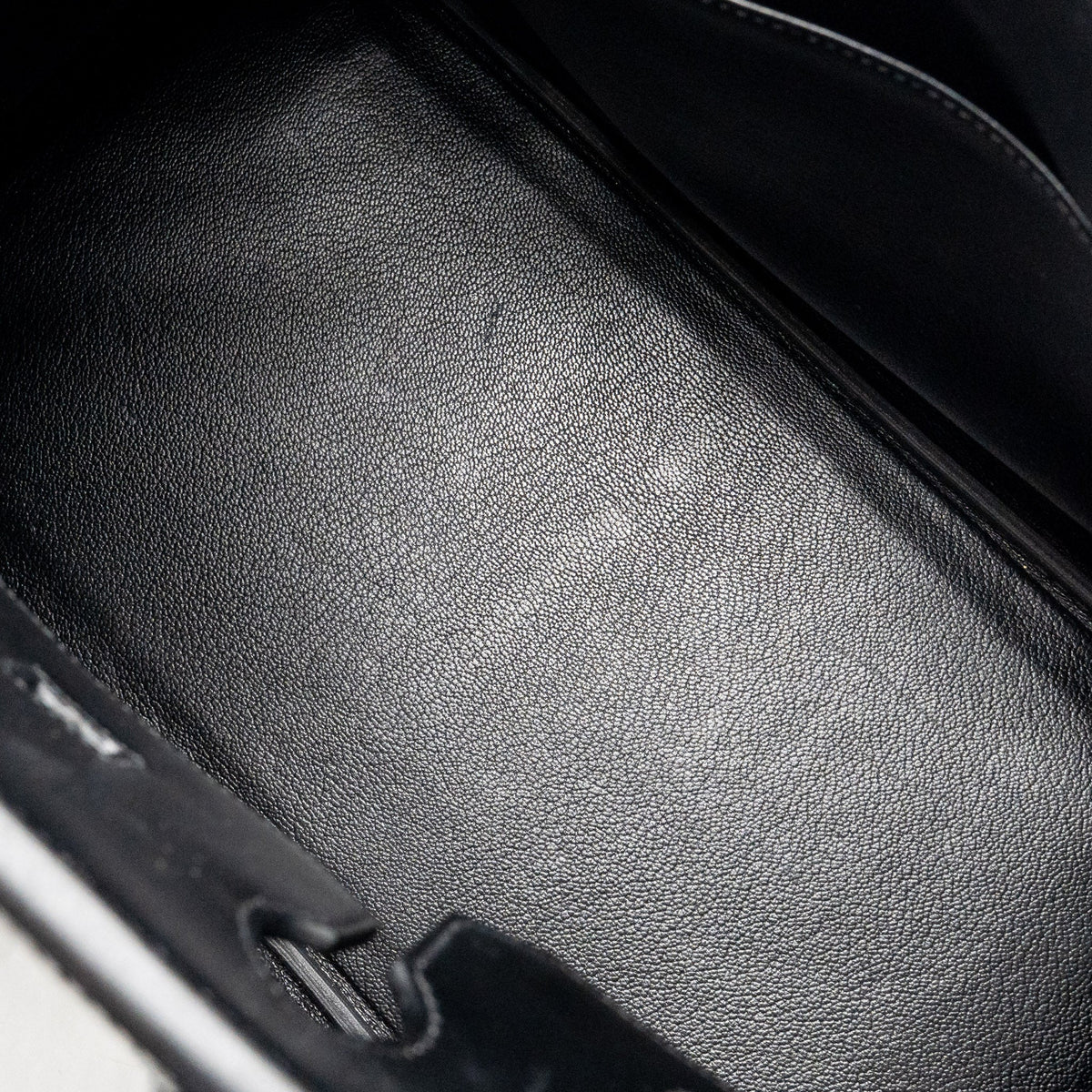 Hermes Birkin 35 Box Black SHW